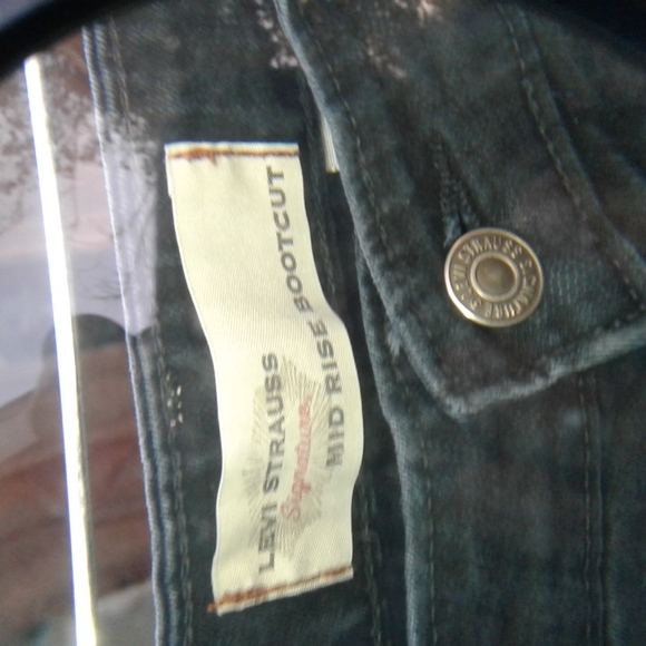 Woman black Levi's Strauss size 8 medium stretch good condition - Picture 7 of 11